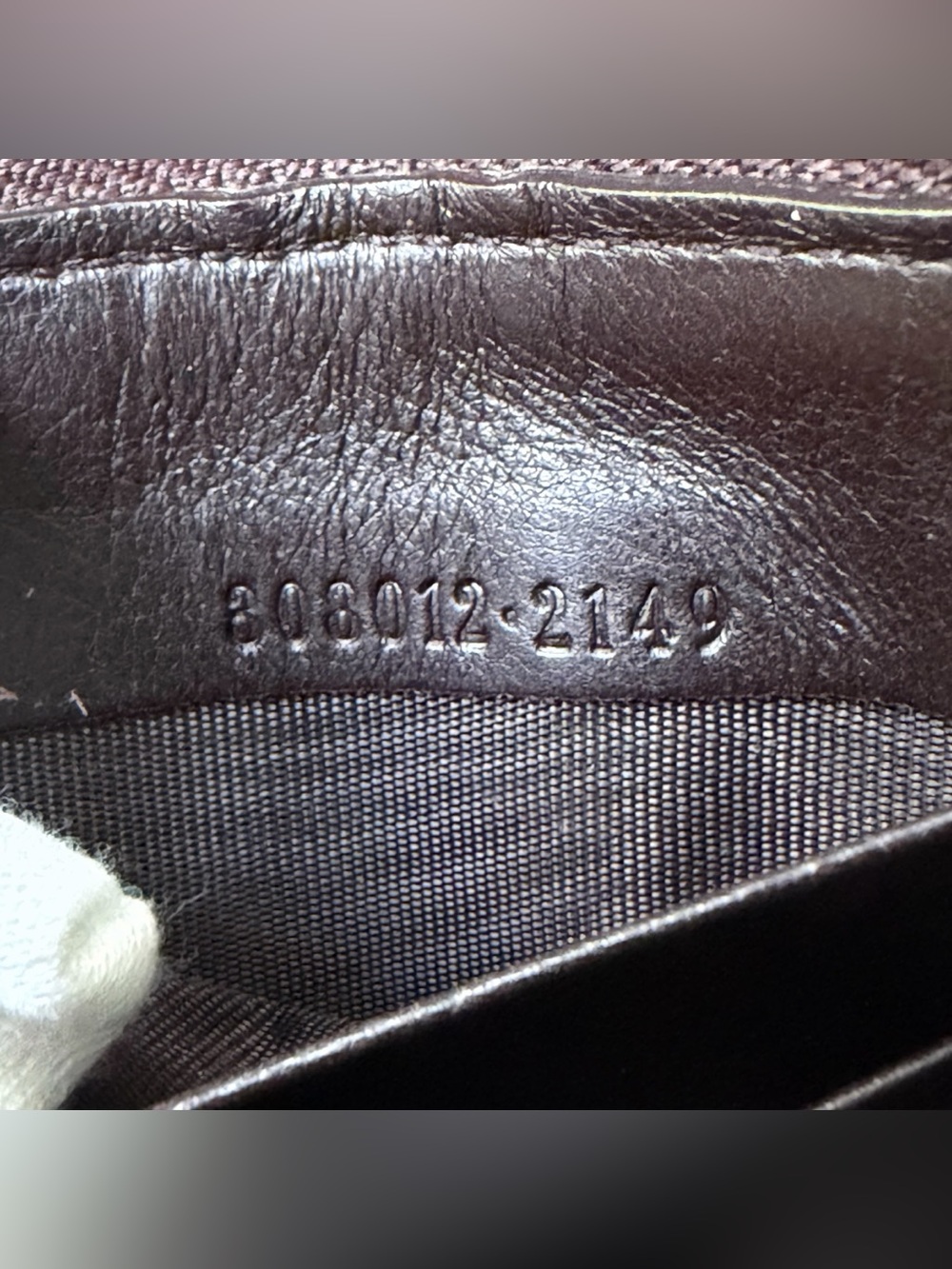 Gucci Guccissima Sukey Zip Around Wallet Brown Leather GG - Picture 3 of 9